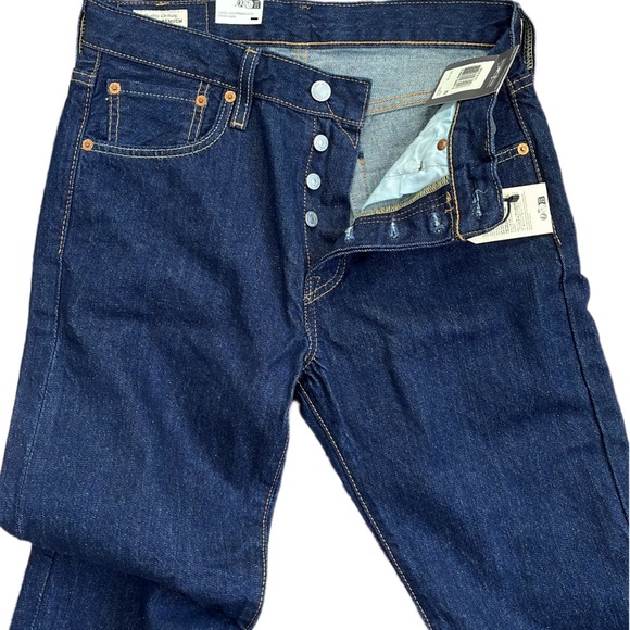 Men's Levi’s 501 Jeans Dark Wash NWT size 29 X 32 - Picture 1 of 3